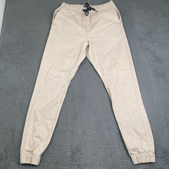Zanerobe Sureshot Jogger Pants Mens 34 Slim Fit Sandstone Drop Crotch - Picture 1 of 12
